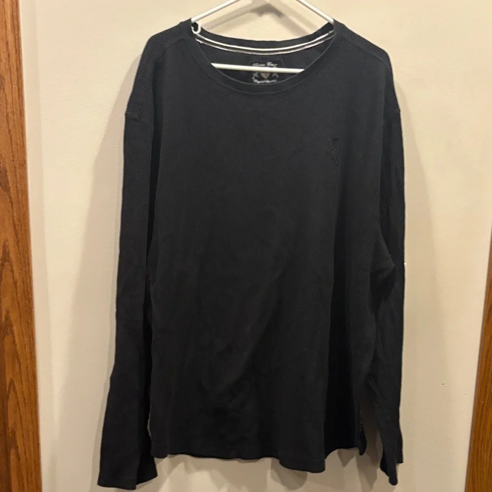 Lions Crest 4XL Men Black Long Sleeve Tee - Picture 2 of 7